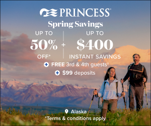 Princess Cruises Spring Sale - Double Savings Limited Time Only - Special cruise offer